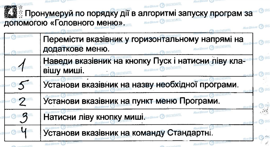 ГДЗ Информатика 3 класс страница 4