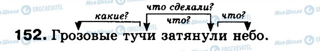 ГДЗ Російська мова 3 клас сторінка 152