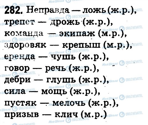 ГДЗ Русский язык 3 класс страница 282