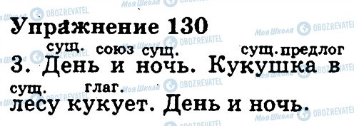 ГДЗ Русский язык 3 класс страница 130