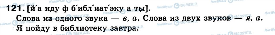 ГДЗ Російська мова 3 клас сторінка 121