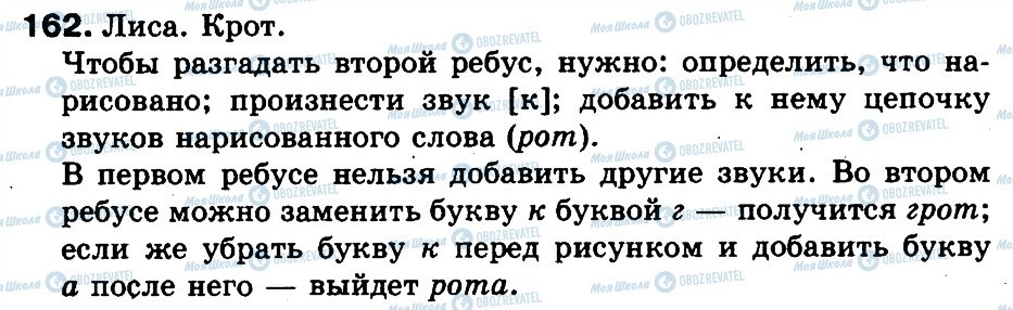 ГДЗ Російська мова 3 клас сторінка 162
