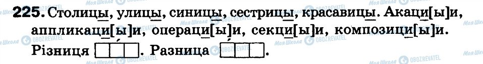 ГДЗ Російська мова 3 клас сторінка 225