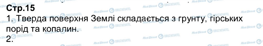 ГДЗ Природознавство 3 клас сторінка 15