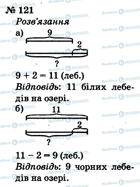 ГДЗ Математика 2 клас сторінка 121