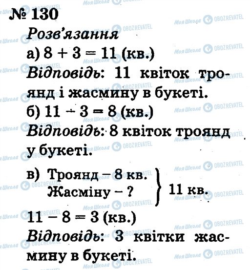 ГДЗ Математика 2 класс страница 130