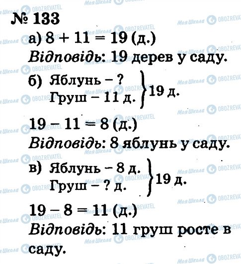 ГДЗ Математика 2 клас сторінка 133