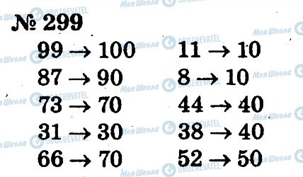 ГДЗ Математика 2 клас сторінка 299