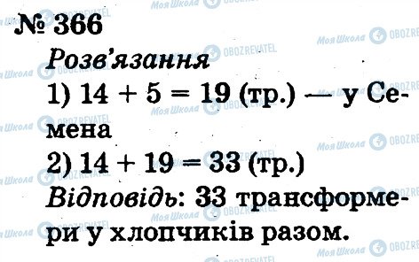 ГДЗ Математика 2 класс страница 366