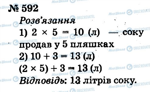 ГДЗ Математика 2 класс страница 592