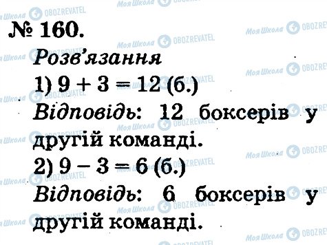 ГДЗ Математика 2 класс страница 160