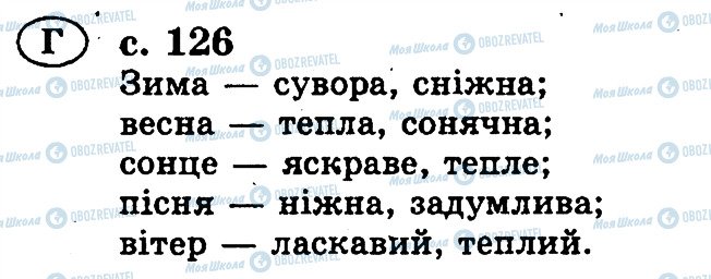 ГДЗ Українська мова 2 клас сторінка 126