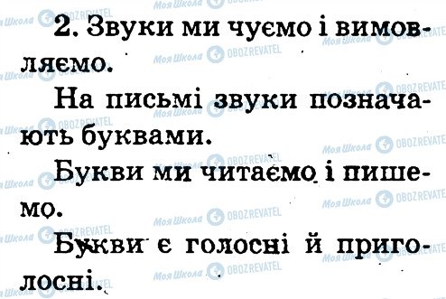 ГДЗ Українська мова 2 клас сторінка 2