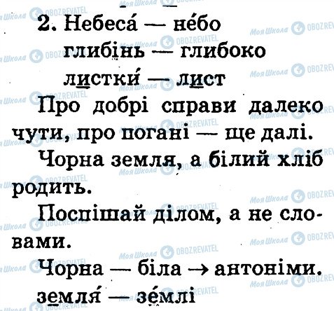ГДЗ Укр мова 2 класс страница 2