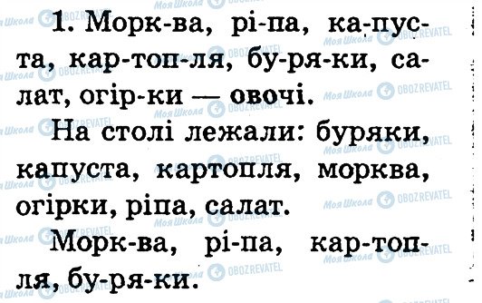 ГДЗ Українська мова 2 клас сторінка 1