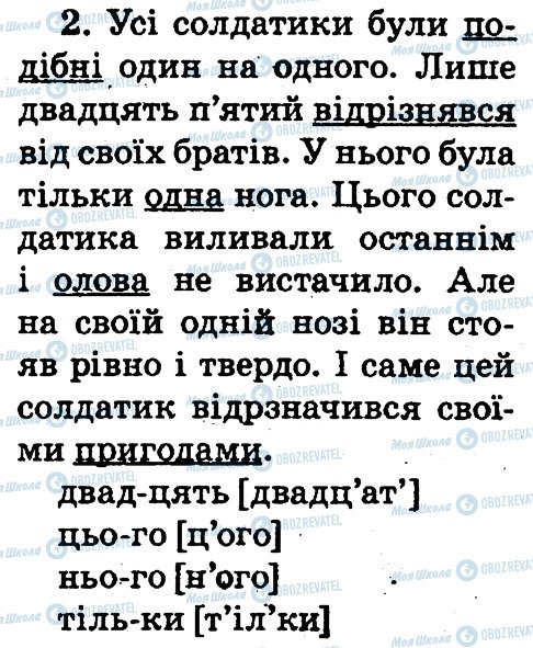 ГДЗ Українська мова 2 клас сторінка 2