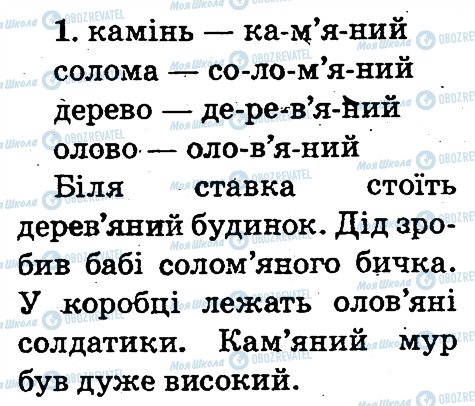 ГДЗ Українська мова 2 клас сторінка 1