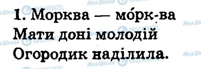 ГДЗ Українська мова 2 клас сторінка 1