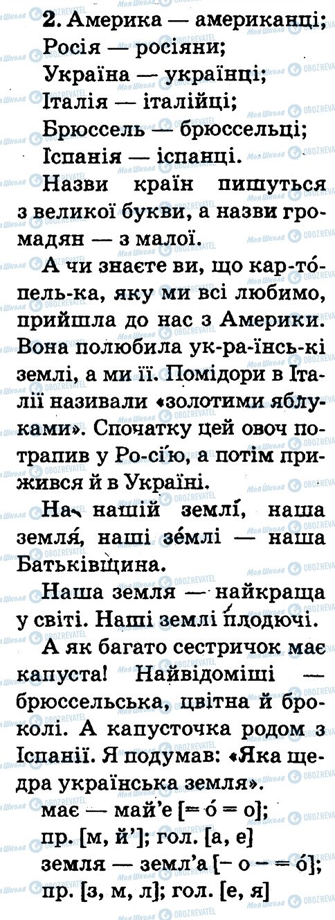 ГДЗ Українська мова 2 клас сторінка 2