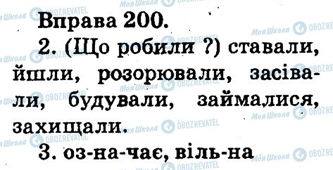 ГДЗ Українська мова 2 клас сторінка 200