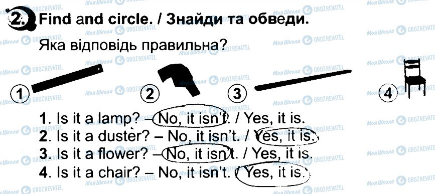 ГДЗ Англійська мова 2 клас сторінка 2