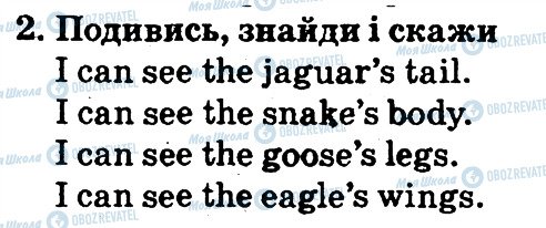 ГДЗ Англійська мова 2 клас сторінка 2