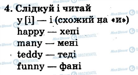 ГДЗ Англійська мова 2 клас сторінка 4