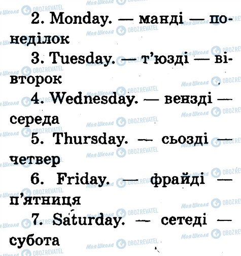 ГДЗ Англійська мова 2 клас сторінка 1