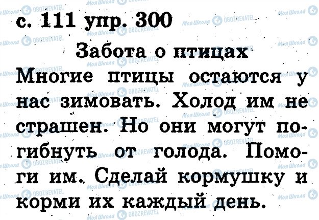 ГДЗ Російська мова 2 клас сторінка 300