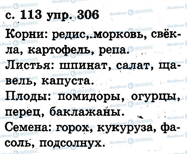 ГДЗ Русский язык 2 класс страница 306