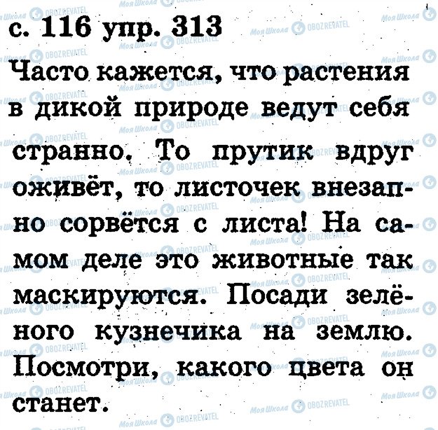 ГДЗ Російська мова 2 клас сторінка 313