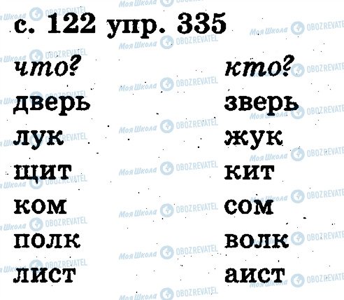 ГДЗ Російська мова 2 клас сторінка 335
