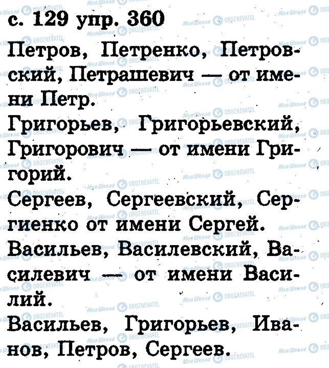 ГДЗ Російська мова 2 клас сторінка 360