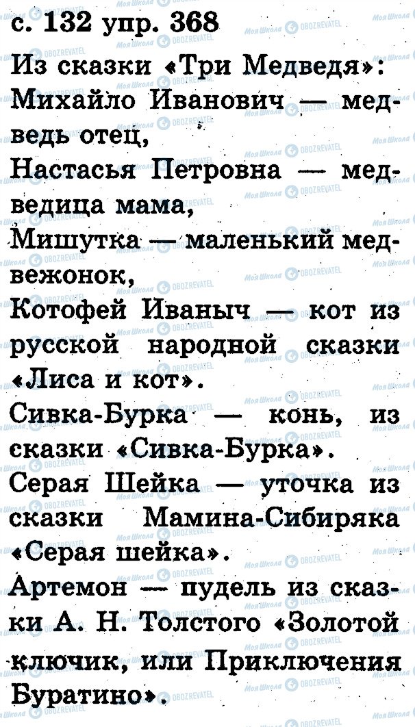ГДЗ Російська мова 2 клас сторінка 368