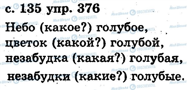 ГДЗ Російська мова 2 клас сторінка 376