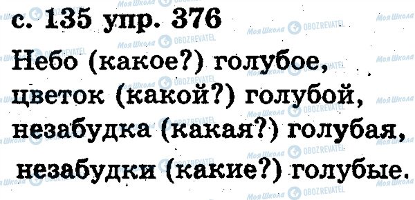 ГДЗ Русский язык 2 класс страница 376