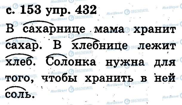 ГДЗ Російська мова 2 клас сторінка 432