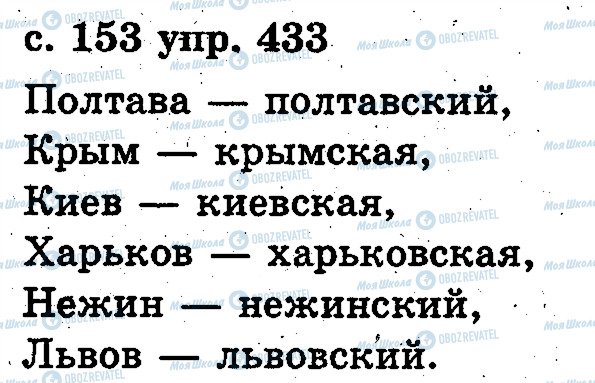 ГДЗ Російська мова 2 клас сторінка 433