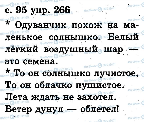 ГДЗ Русский язык 2 класс страница 266