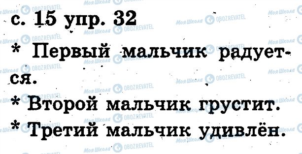 ГДЗ Російська мова 2 клас сторінка 32