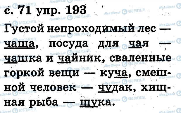 ГДЗ Російська мова 2 клас сторінка 193