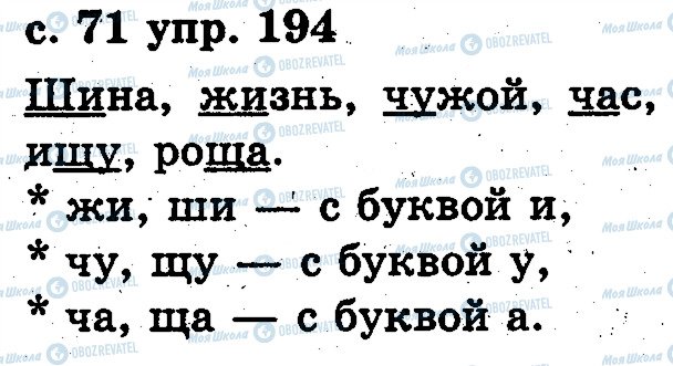 ГДЗ Російська мова 2 клас сторінка 194
