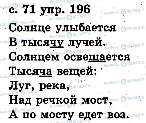 ГДЗ Русский язык 2 класс страница 196