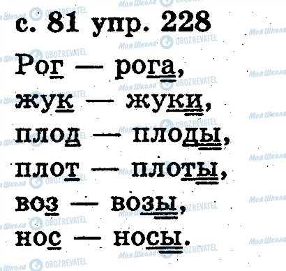 ГДЗ Русский язык 2 класс страница 228