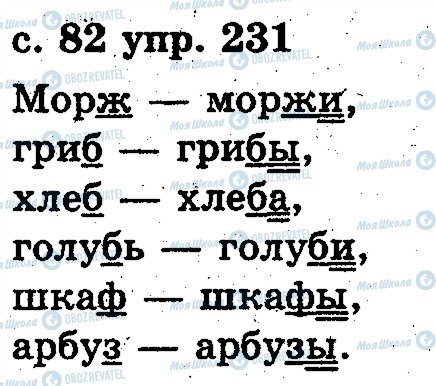 ГДЗ Російська мова 2 клас сторінка 231
