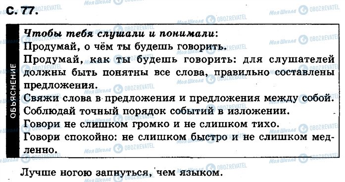 ГДЗ Російська мова 2 клас сторінка 77
