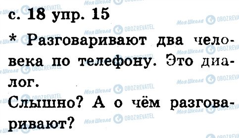 ГДЗ Російська мова 2 клас сторінка 15