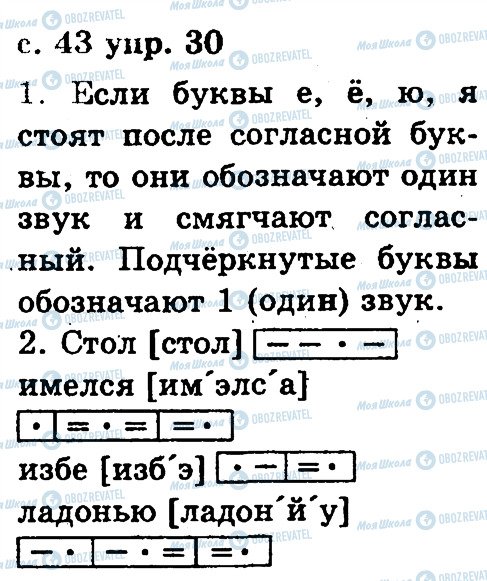 ГДЗ Русский язык 2 класс страница 30
