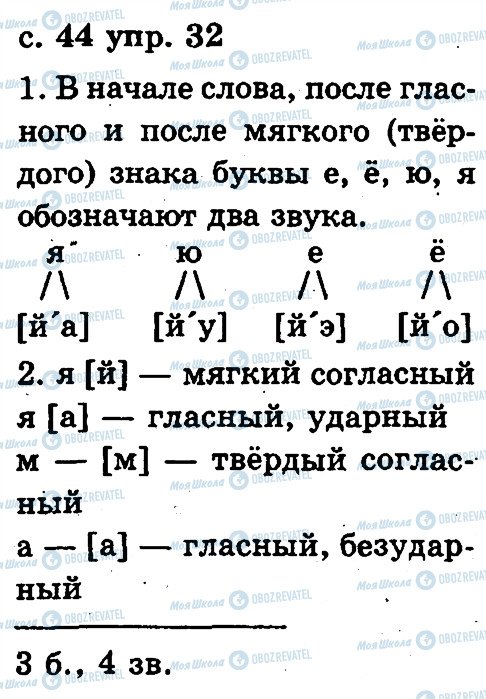 ГДЗ Русский язык 2 класс страница 32