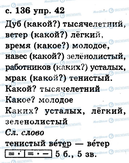 ГДЗ Російська мова 2 клас сторінка 42